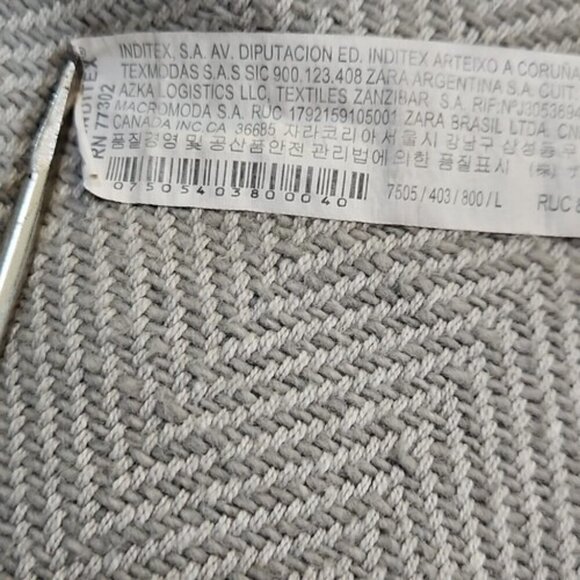 Zara Man Joggers Leg Opening Side Stripe Men's Large Black Drawstring Two Pocket - Picture 12 of 13